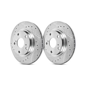 Power Stop AR8640XPR Front Evolution Drilled & Slotted Rotor Pair