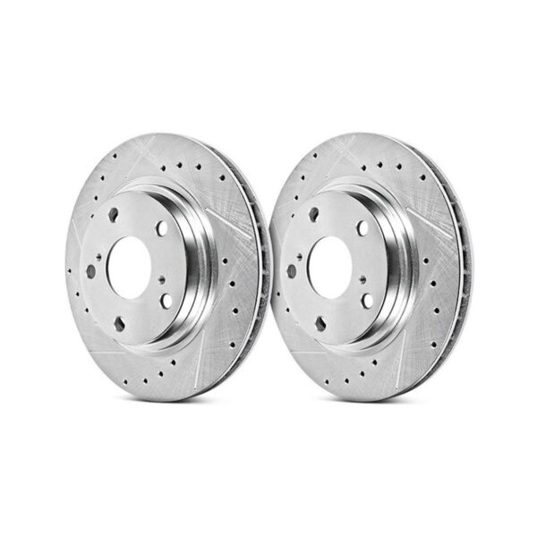 Power Stop AR8640XPR Front Evolution Drilled & Slotted Rotor Pair