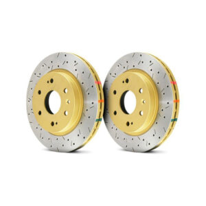 DBA Rear 4000XS Drilled & Slotted Brake Rotor For Subaru Forester #DBA42659XS-10