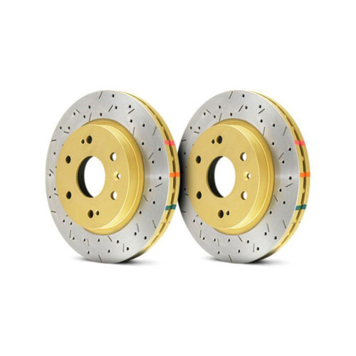 DBA Rear 4000XS Drilled & Slotted Brake Rotor For Subaru Forester #DBA42659XS-10