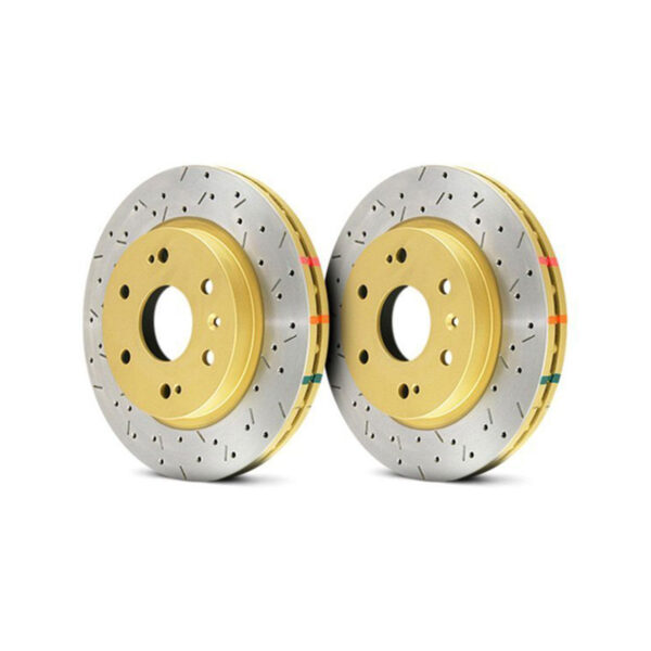DBA Rear 4000XS Drilled & Slotted Brake Rotor For Subaru Forester #DBA42659XS-10