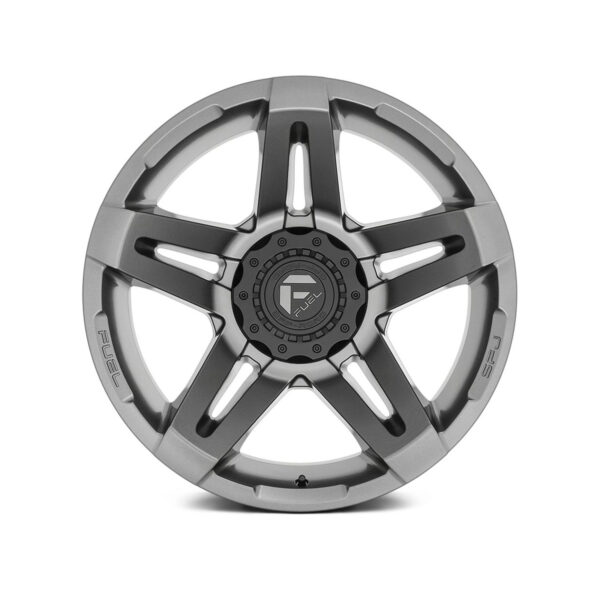 Fuel D764 SFJ 1PC Custom Wheel - 22x14, -75 Offset, 6x139.7 Bolt Pattern, 106.1mm Hub - Matte Anthracite Rim - Image 2