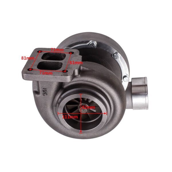 GT45 T4 V-Band 1.05 A/R 98mm Huge 600-800HPs Boost Upgrade Racing Turbo charger - Image 2