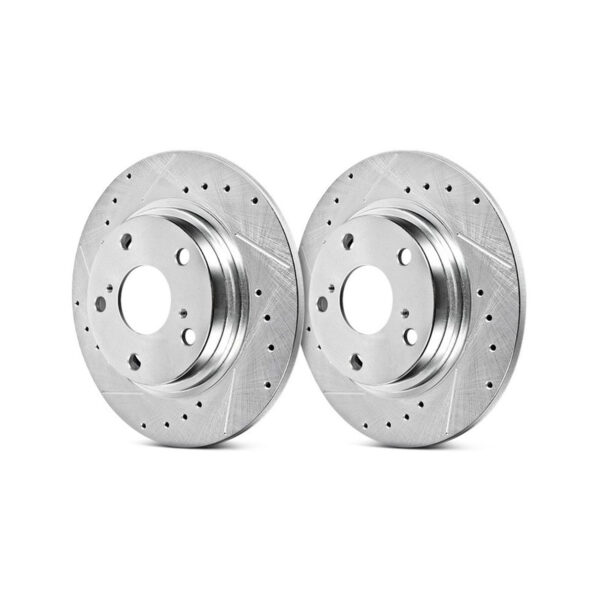 Power Stop AR8640XPR Front Evolution Drilled & Slotted Rotor Pair - Image 2