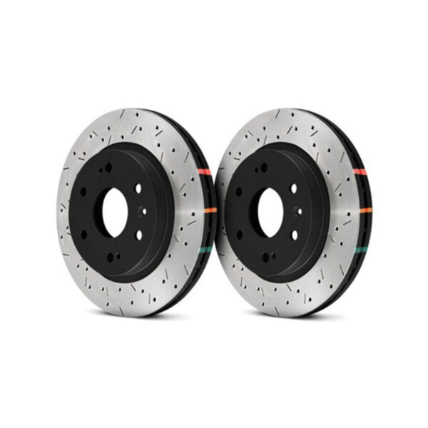 DBA Rear 4000XS Drilled & Slotted Brake Rotor For Subaru Forester #DBA42659XS-10 - Image 2