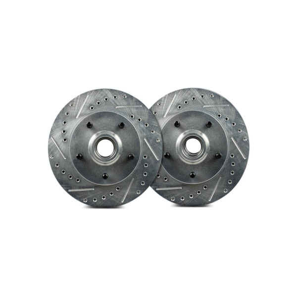 The Right Stuff BR04ZDC Front Zinc Drilled/Slotted Brake Rotor, Pair - Image 3