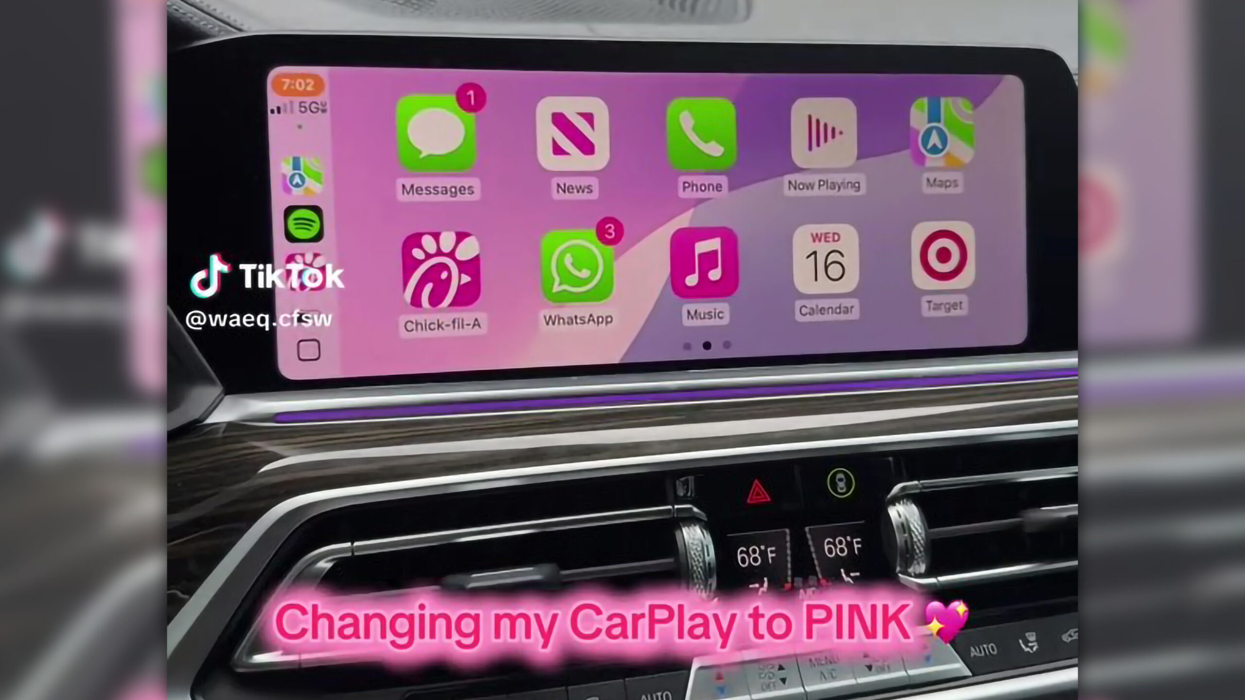 Viral Pink Apple CarPlay ‘Hack’ Is Dumb and Dangerous