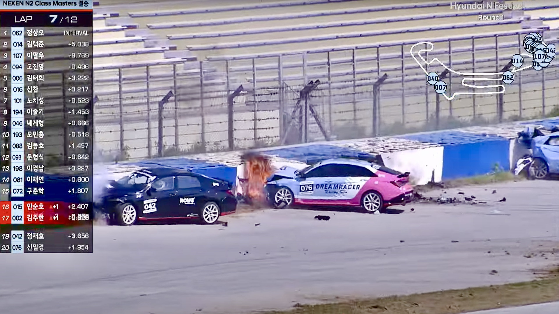 Fiery Crash in Hyundai’s Elantra N Spec Race Points To Bad Brakes. It’s the Drivers