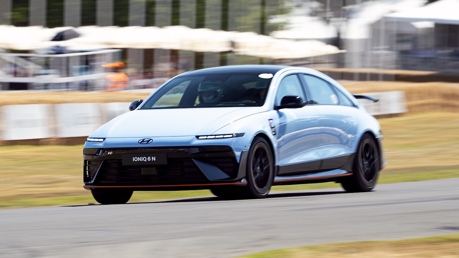This Hyundai Ioniq 6 N Ripping It on a Track Could Fool You Into Thinking It’s Not an EV