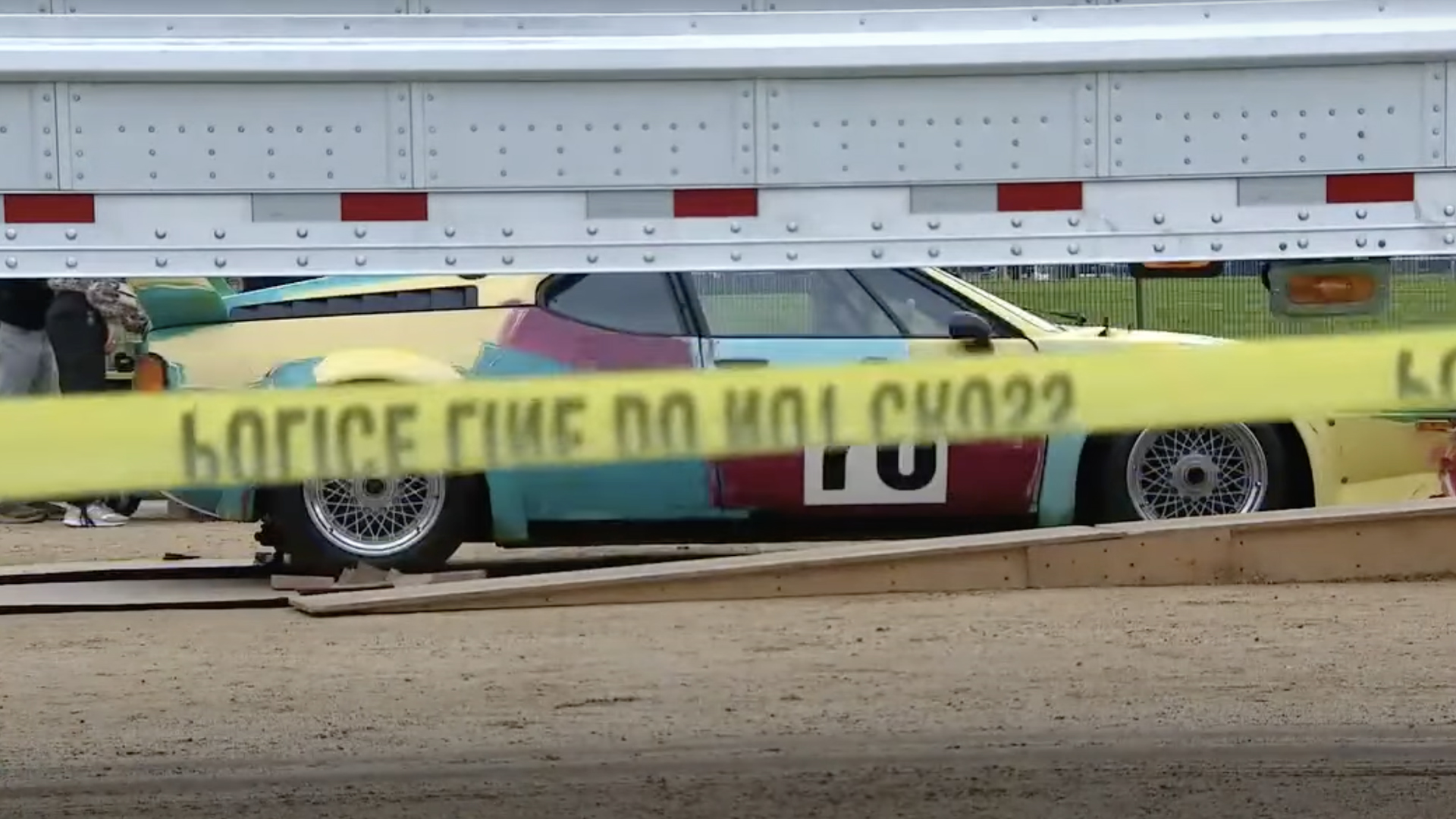 Man Dies While Unloading Andy Warhol BMW M1 Art Car in Washington DC