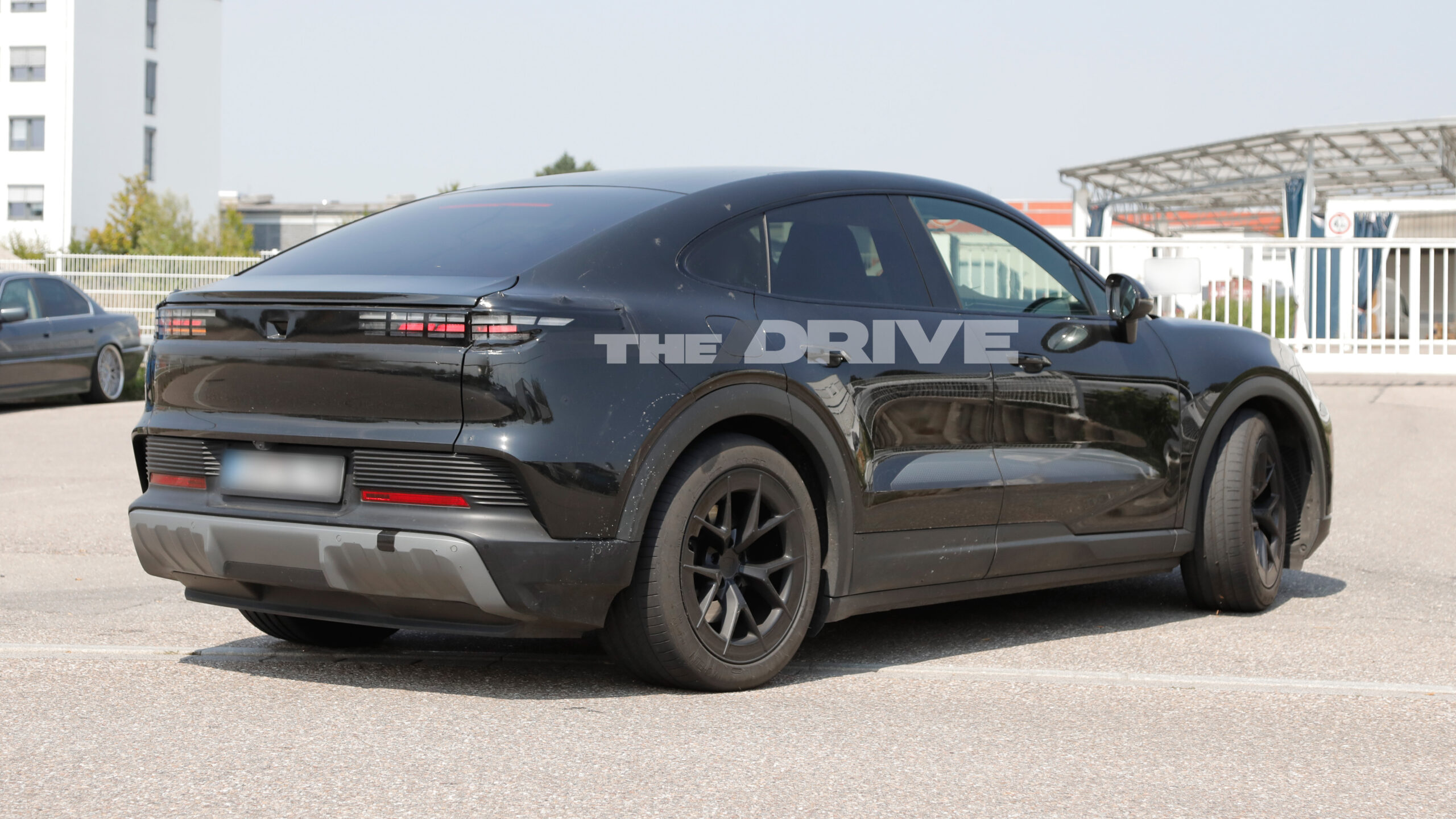 Spied 2026 Porsche Cayenne Coupe EV Looks a Lot Like a Tesla Model Y