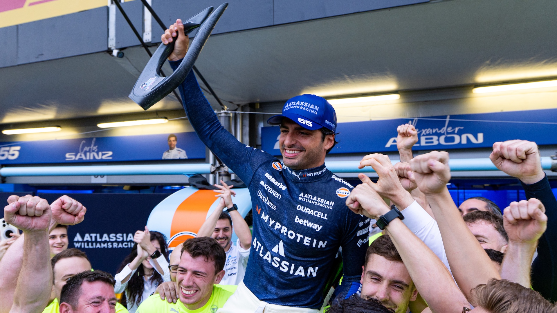 Sainz’s Azerbaijan Podium Proves Williams F1 Is Headed in the Right Direction