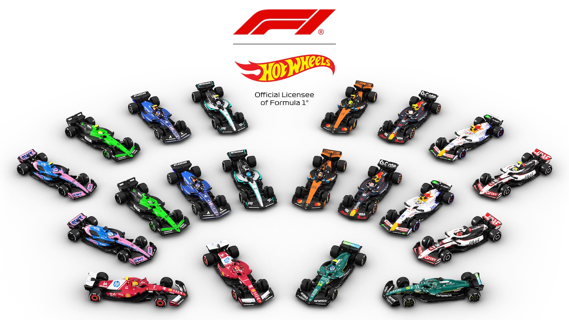 You Can Now Recreate F1’s 2025 Full Driver Lineup With Hot Wheels New 1:64 Cars