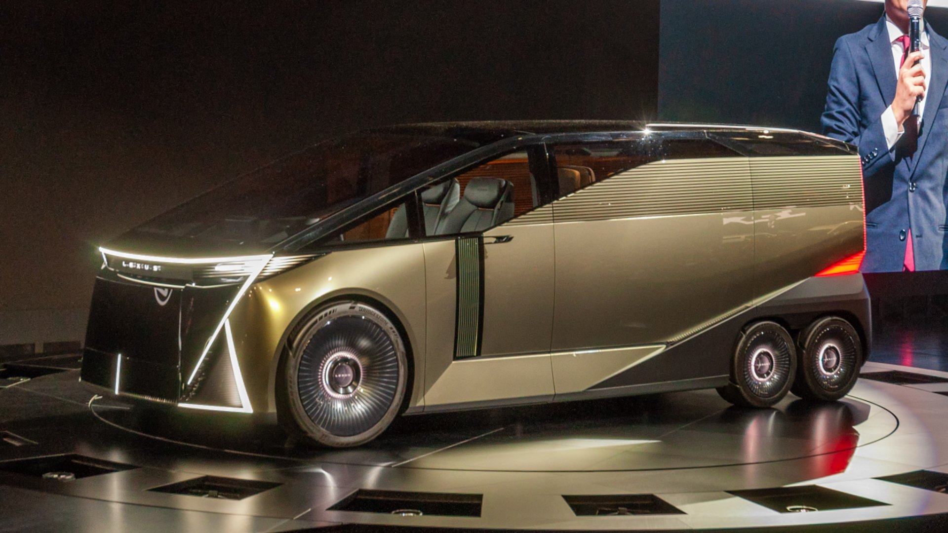 This Is Why Lexus Thinks It’s Time for Six-Wheeled Vans