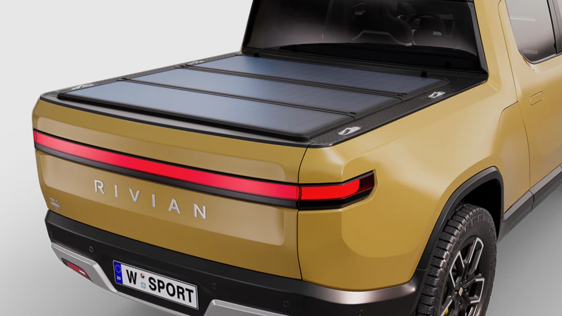 Now You Can Get A Solar Tonneau Cover For Your Rivian R1T