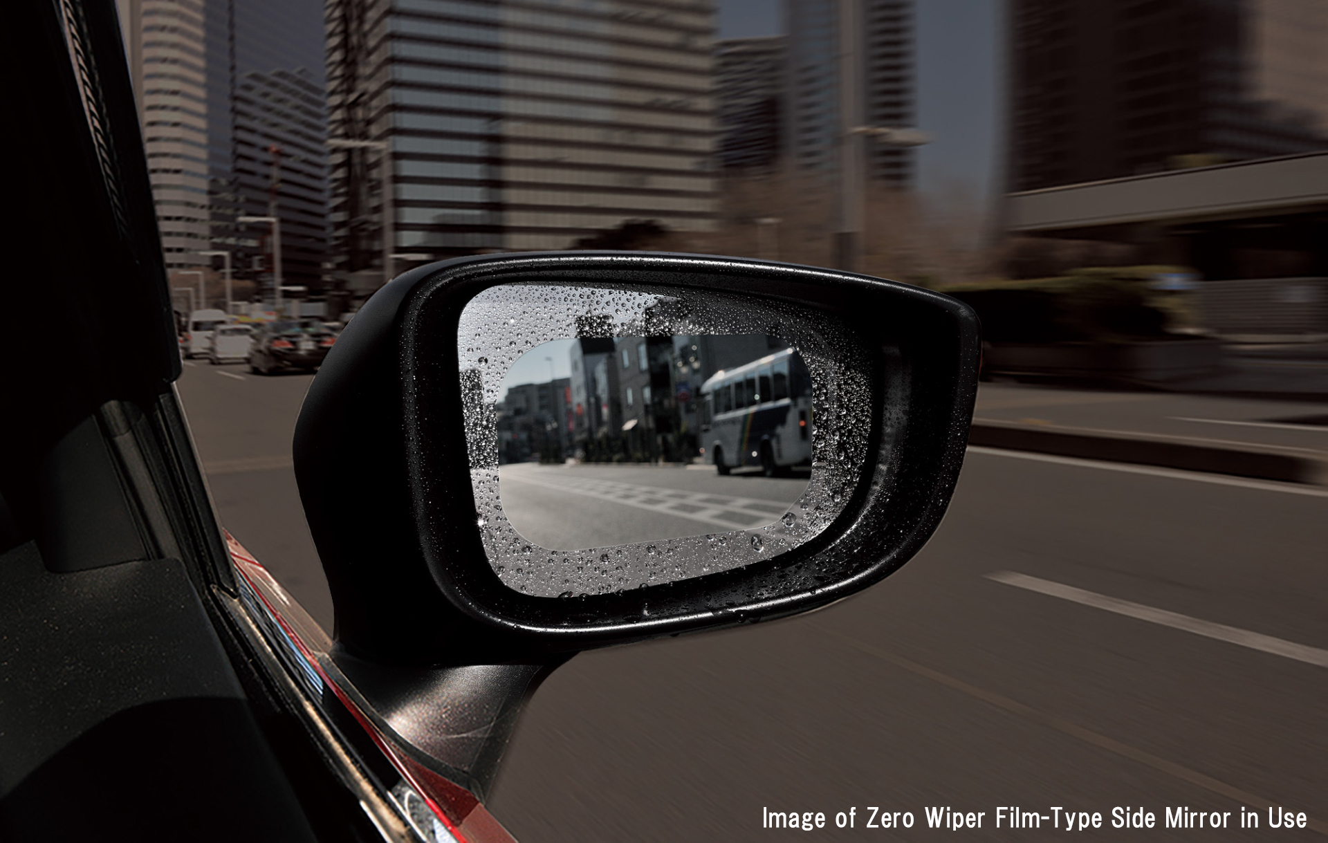 The Japanese Aftermarket Part Your Car Really Needs Is This Water-Repellant Glass Film