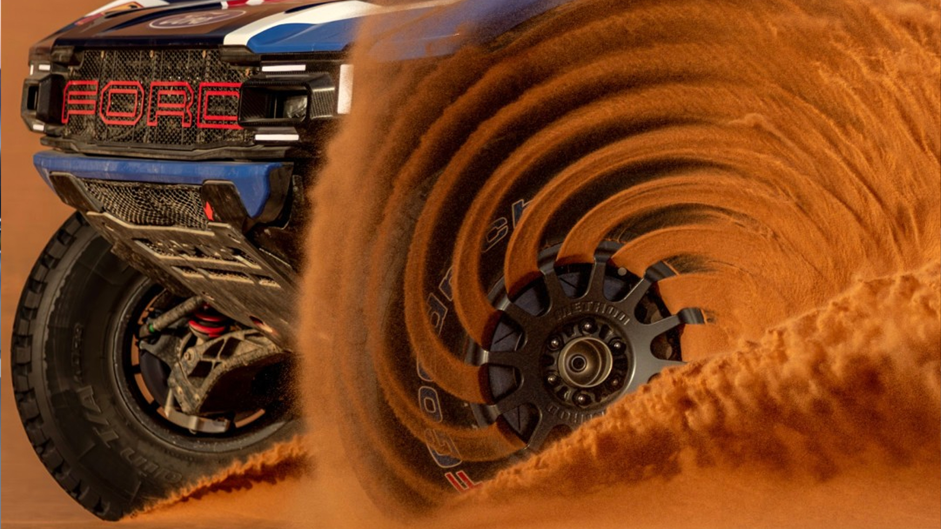 Sand Turbine: The Fluid Dynamics Behind This Unreal Ford Raptor Dakar Photo