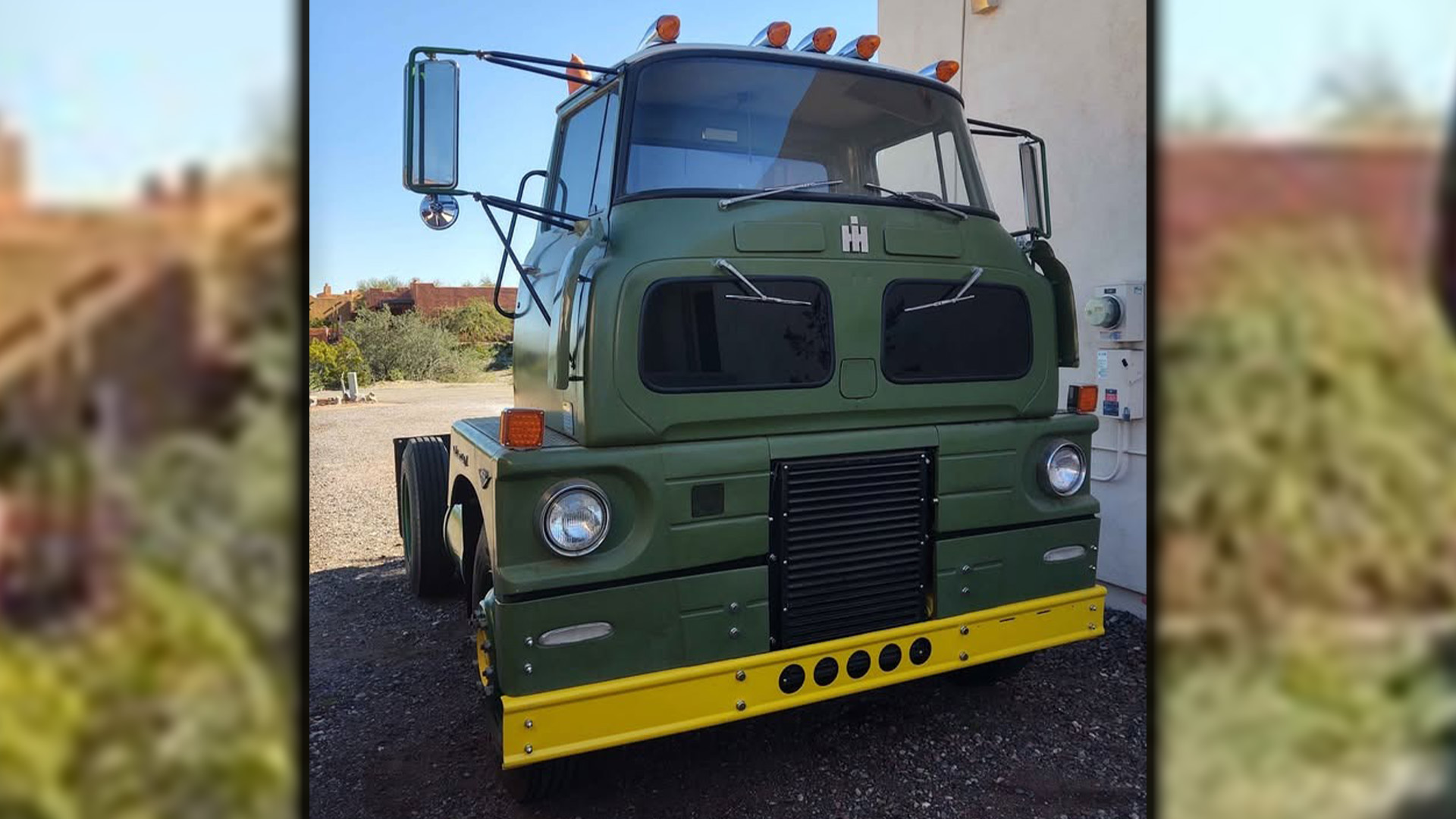This 1959 IH Semi Truck for Sale Has Windshields Below the Driver’s Knees