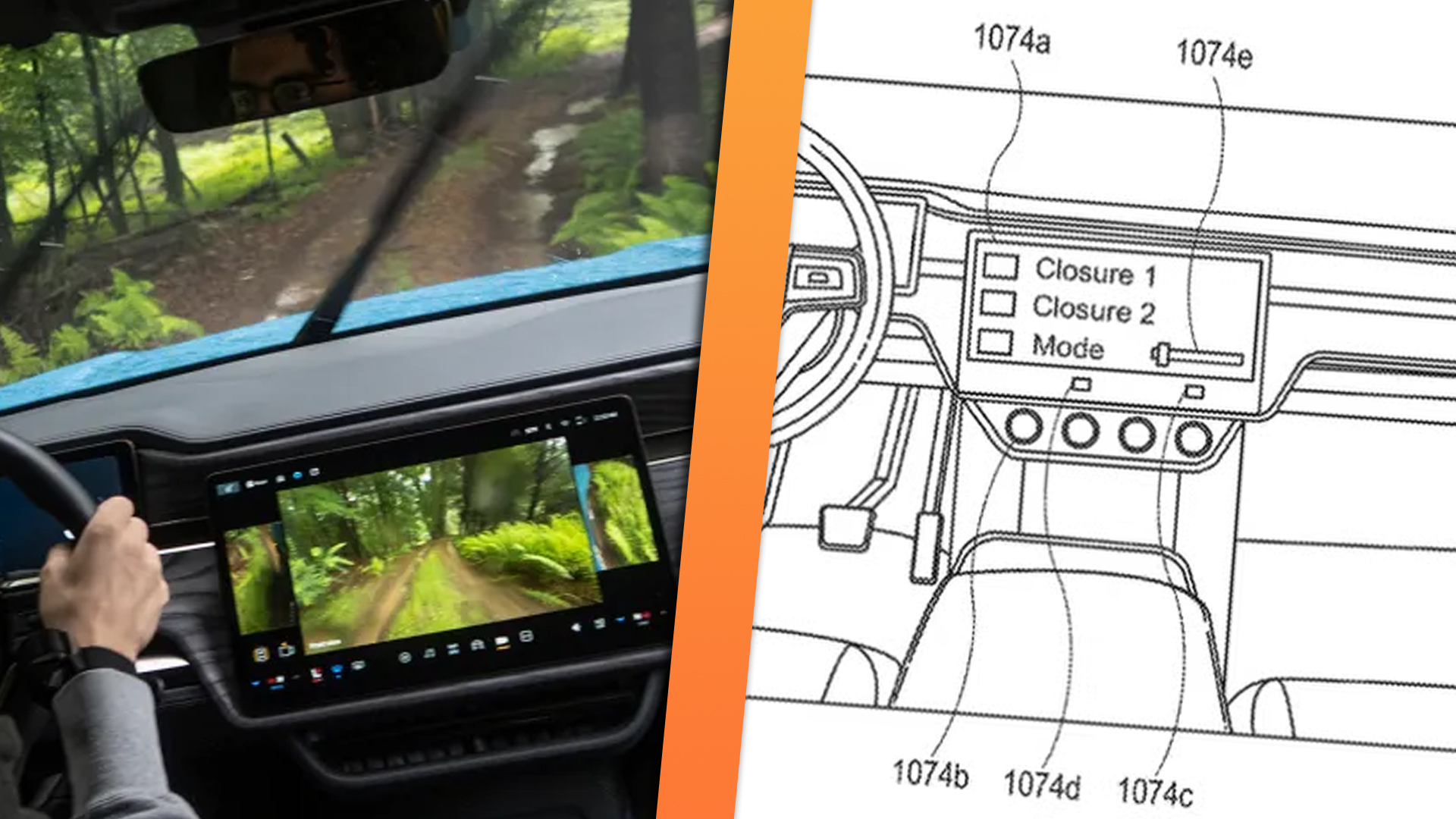 Rivian Teases Physical Dash Buttons In New R1S Patent Filing