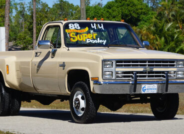 55-Mile Chevy Squarebody Still Wrapped in Factory Plastic Sells for $100K
