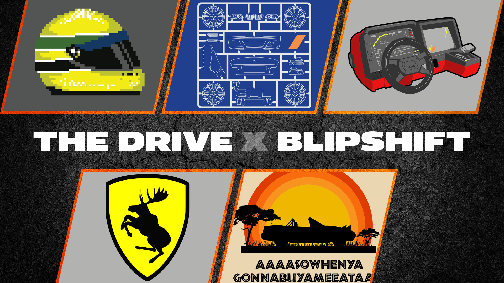 BMW, Senna, and More: The Drive x Blipshift Discontinued Merch Drop Is in Phase 2