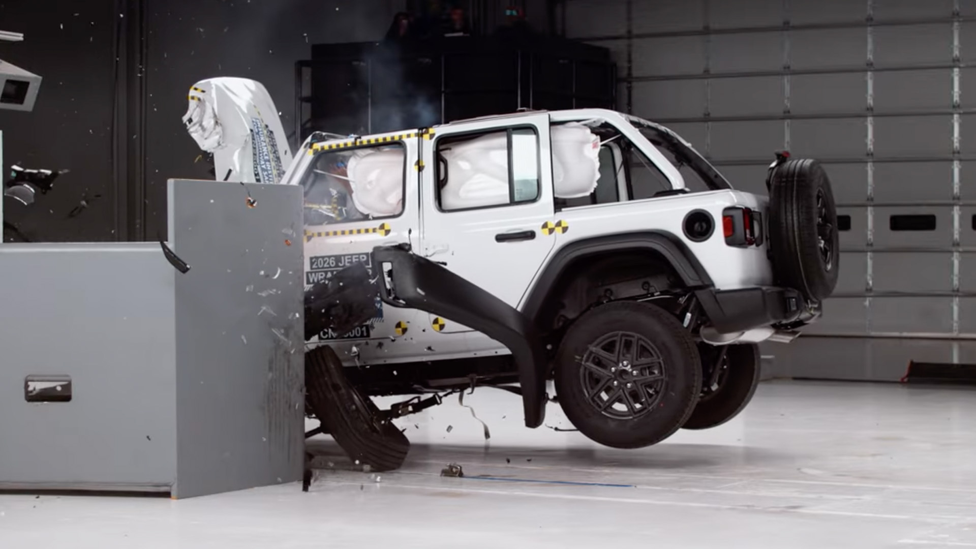 Finally: The Jeep Wrangler Doesn’t Flip Over in IIHS Crash Tests Anymore