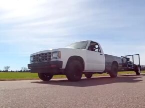 Can a Chevy S-10 With a 54-HP Diesel Still Do Work? Well, Watch This