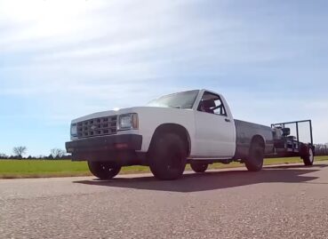 Can a Chevy S-10 With a 54-HP Diesel Still Do Work? Well, Watch This