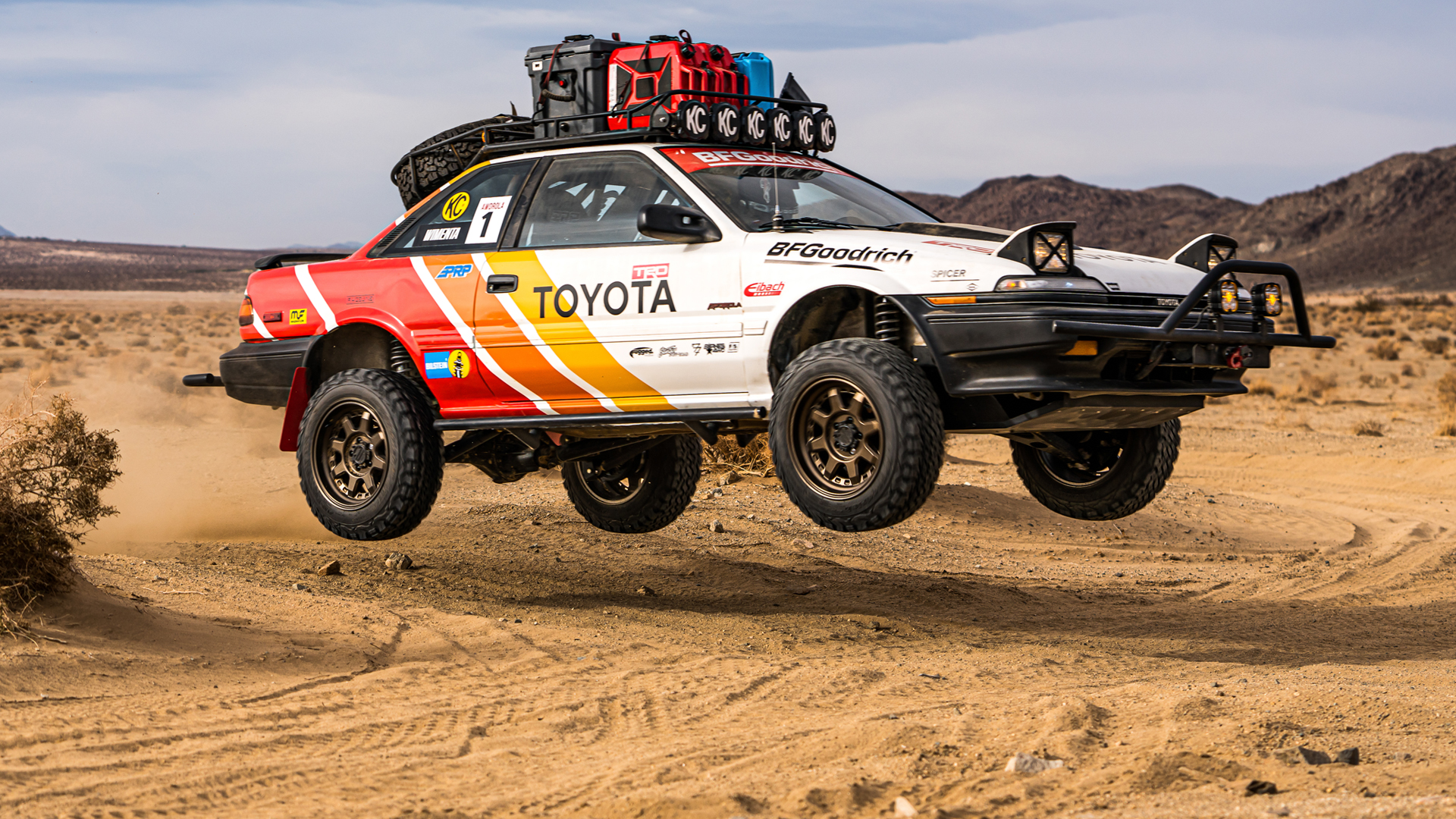 ‘AWDROLA’ Races For Real: That SEMA-Built ’89 Corolla Is Running the Mint 400